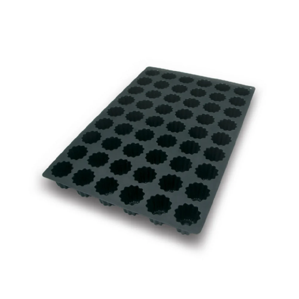 Louis Tellier SQ002 24 Inch Silikomart Mold Cannelè 54 Pieces Flexible Mold