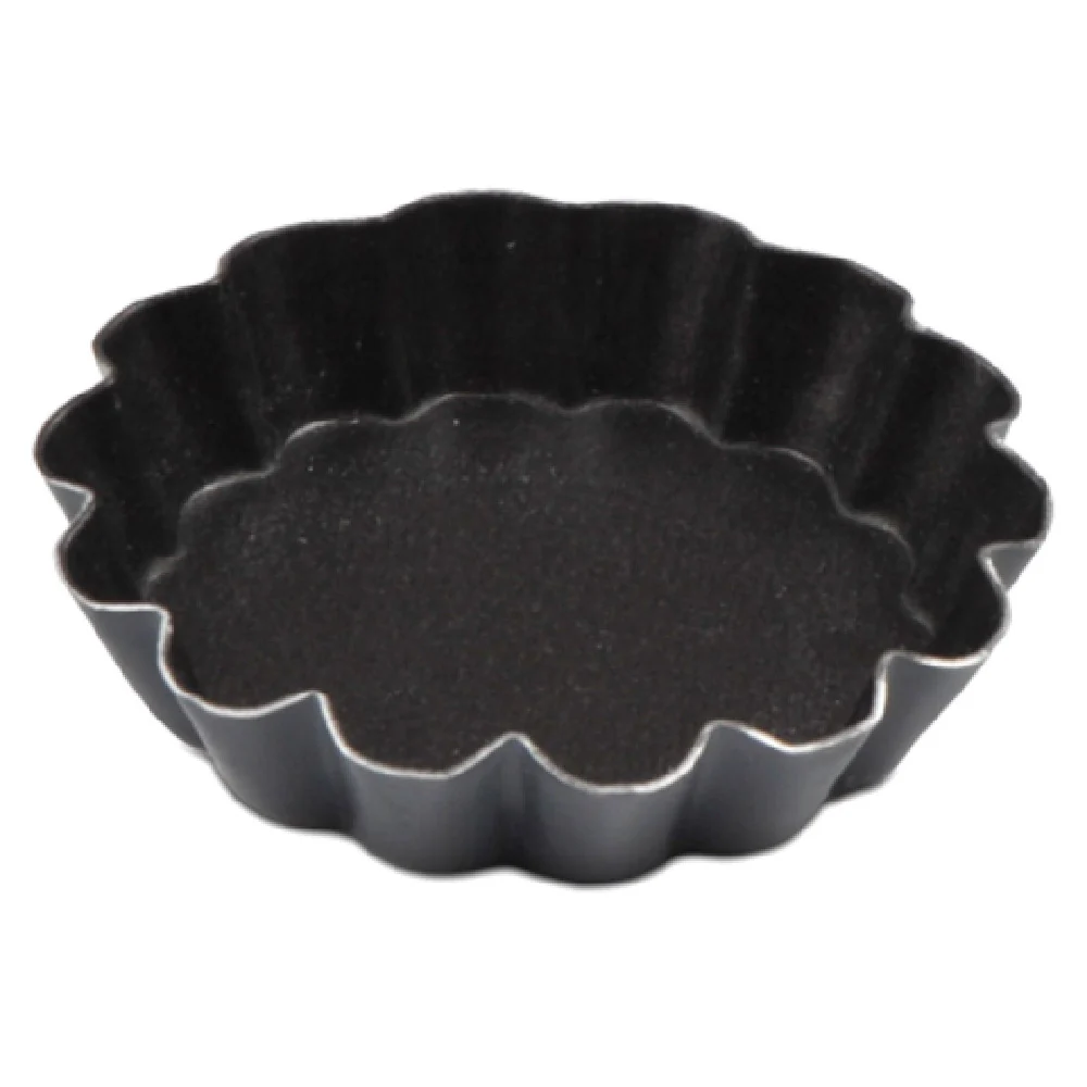 JB Prince M148 C 1-4/5 Inch Diameter Fluted Pastry Mold Non-stick Tinned Steel