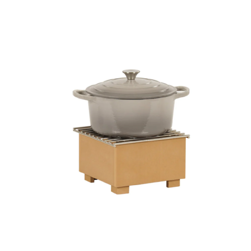 Cal Mil 23431-122 10 Inch Chafing Dish Stand fuel cell rail eco-friendly rice hulls Cal Mil 23431-122 10 Inch Chafing Dish Stand fuel cell rail eco-friendly rice hulls