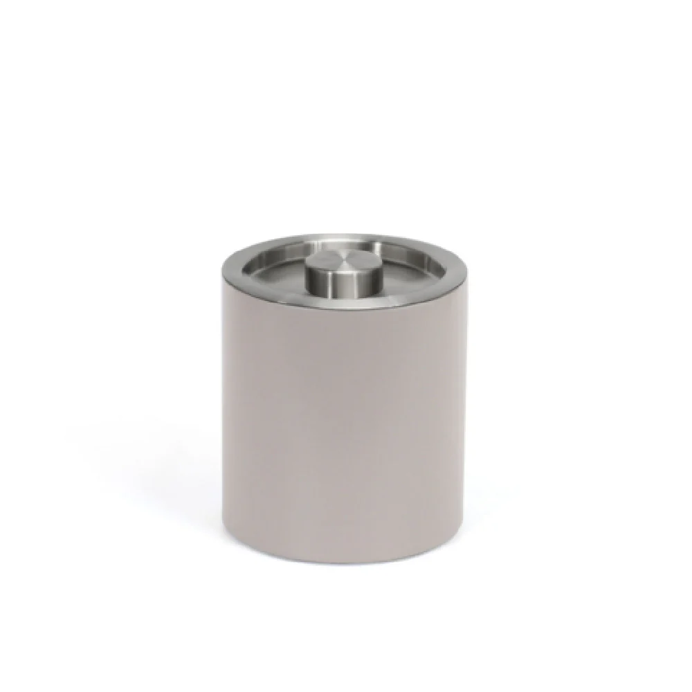 FOH RIB063BEL21 2qt Round London Ice Bucket Stone With Silver Lid Includes One RIB014BEL21-BTM 2qt London Ice Bucket Base Stone FOH RIB063BEL21 2qt Round London Ice Bucket Stone With Silver Lid Includes One RIB014BEL21-BTM 2qt London Ice Bucket Base Stone