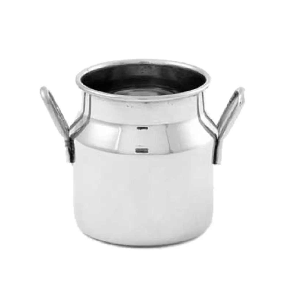 American Metalcraft MICH25 2-1/2 Oz Milk Can Round With Handles Stainless Steel