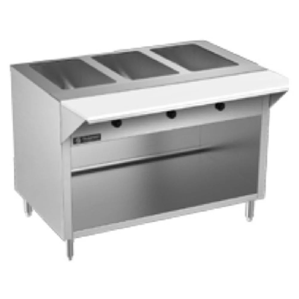 GSW USA ST-4WCE-240 58 Inch Electric Hot Food Table Stainless Steel with 4 Wells