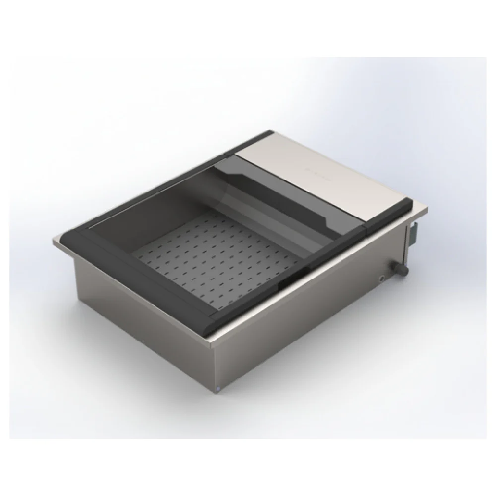 Merco MCD2028NNN 70 lbs Electric Drop-in Double Lane French Fry Warmer with Removable Trays Merco MCD2028NNN 70 lbs Electric Drop-in Double Lane French Fry Warmer with Removable Trays