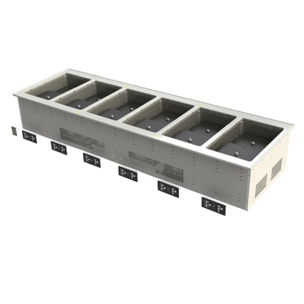Vollrath FC-6IH-06208 81 Inch Induction Hot Food Well Electric Drop-In with Digital Controls Vollrath FC-6IH-06208 81 Inch Induction Hot Food Well Electric Drop-In with Digital Controls