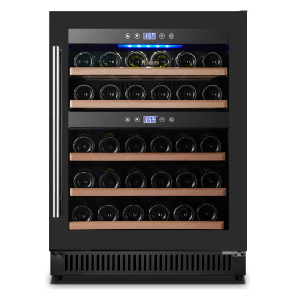 Omcan 48260 23 Inch Self-Contained Wine Refrigerator with Dual Zones Omcan 48260 23 Inch Self-Contained Wine Refrigerator with Dual Zones