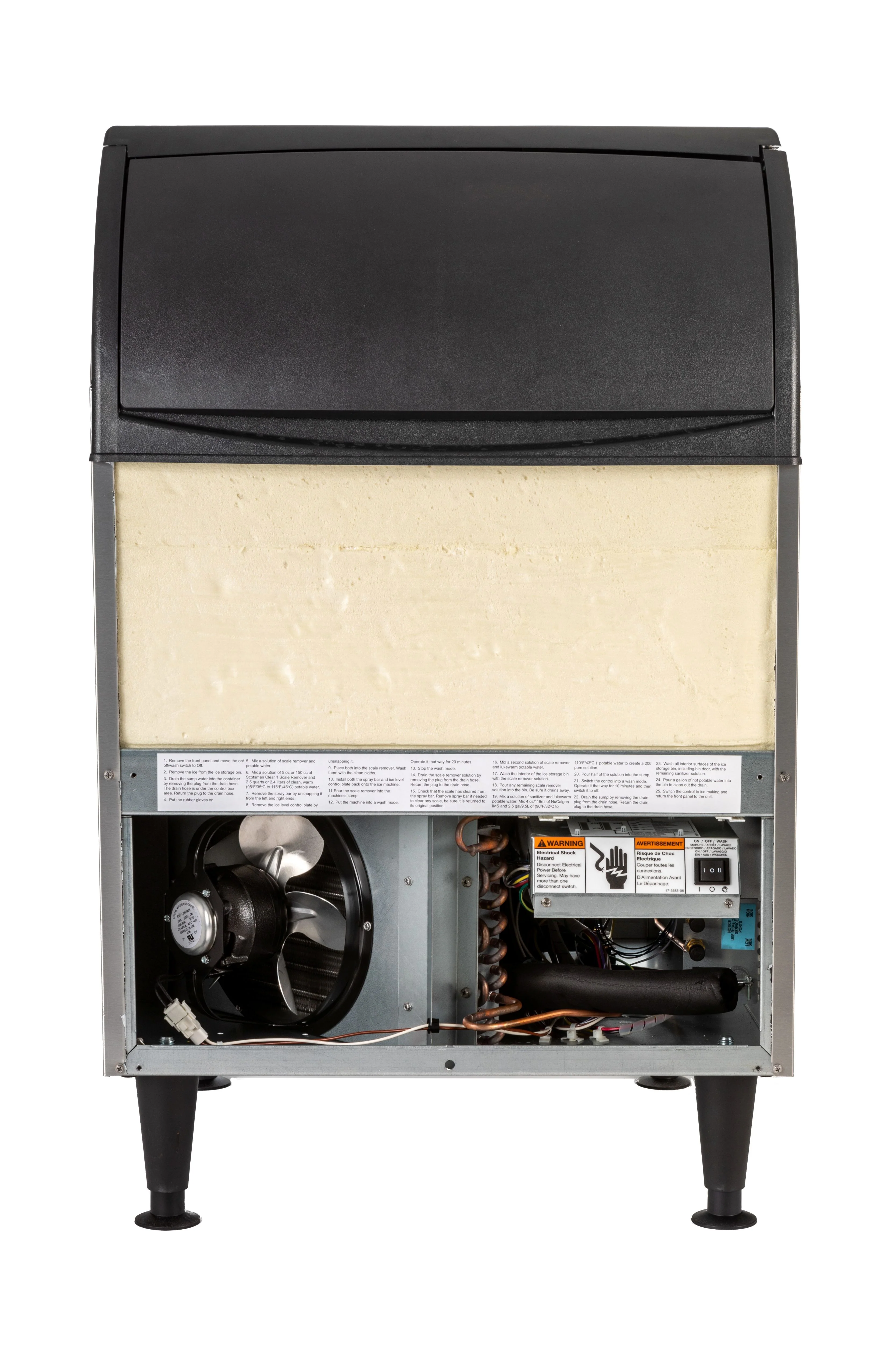 Scotsman UC2724MA-6 Air-cooled Undercounter Ice Maker with Bin Cube Style 270 Lb/Day Scotsman UC2724MA-6 Air-cooled Undercounter Ice Maker with Bin Cube Style 270 Lb/Day