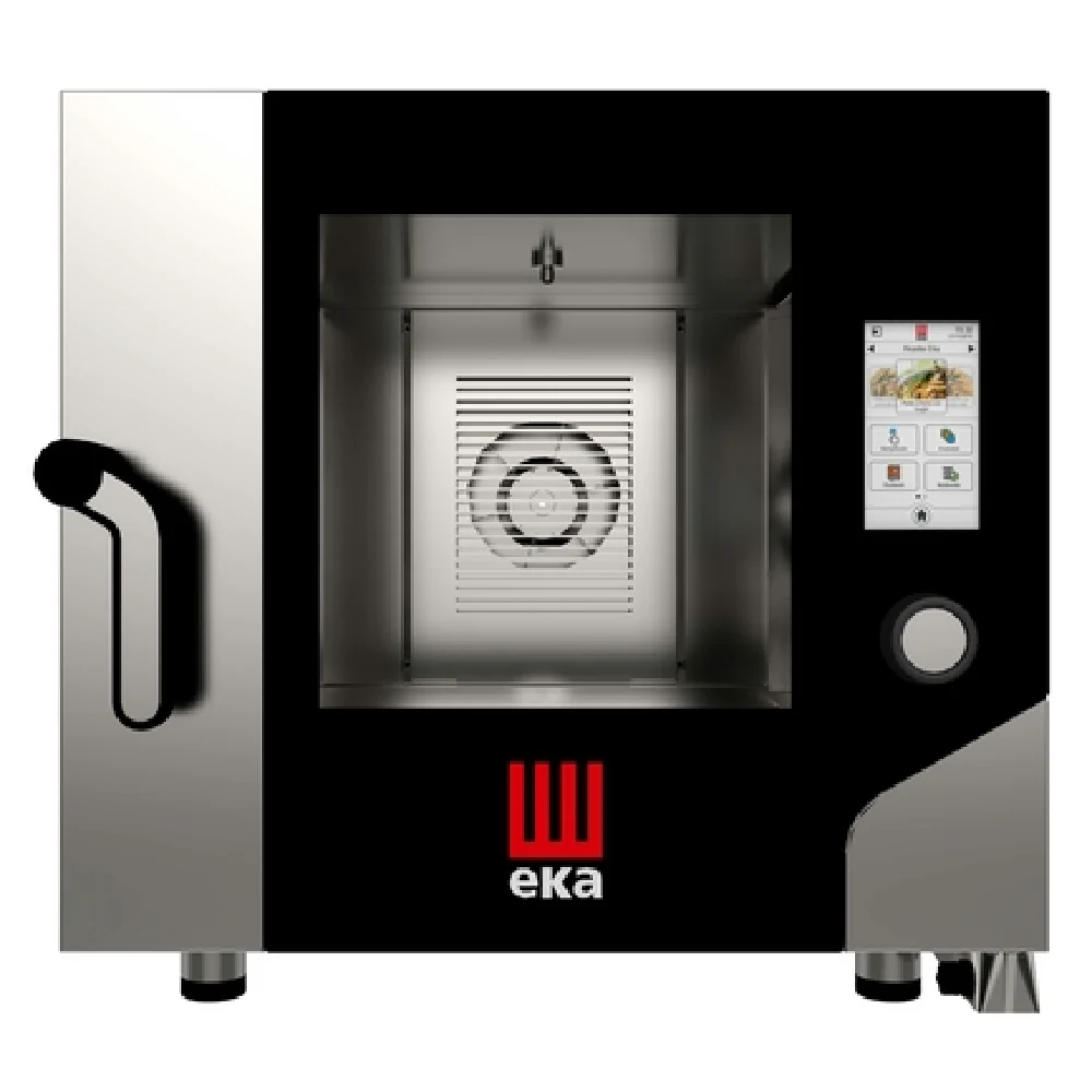 Tecnoeka MKFA 511 TS_208-240/60/3 28 Inch Electric Combi Oven with Stainless Steel Grids