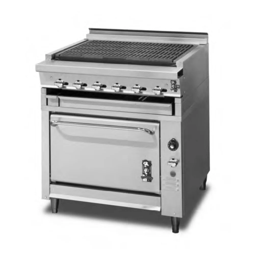 Montague Company V136LB 36 Inch Gas Lowboy Oven Stainless Steel with Convection 405000 BTU