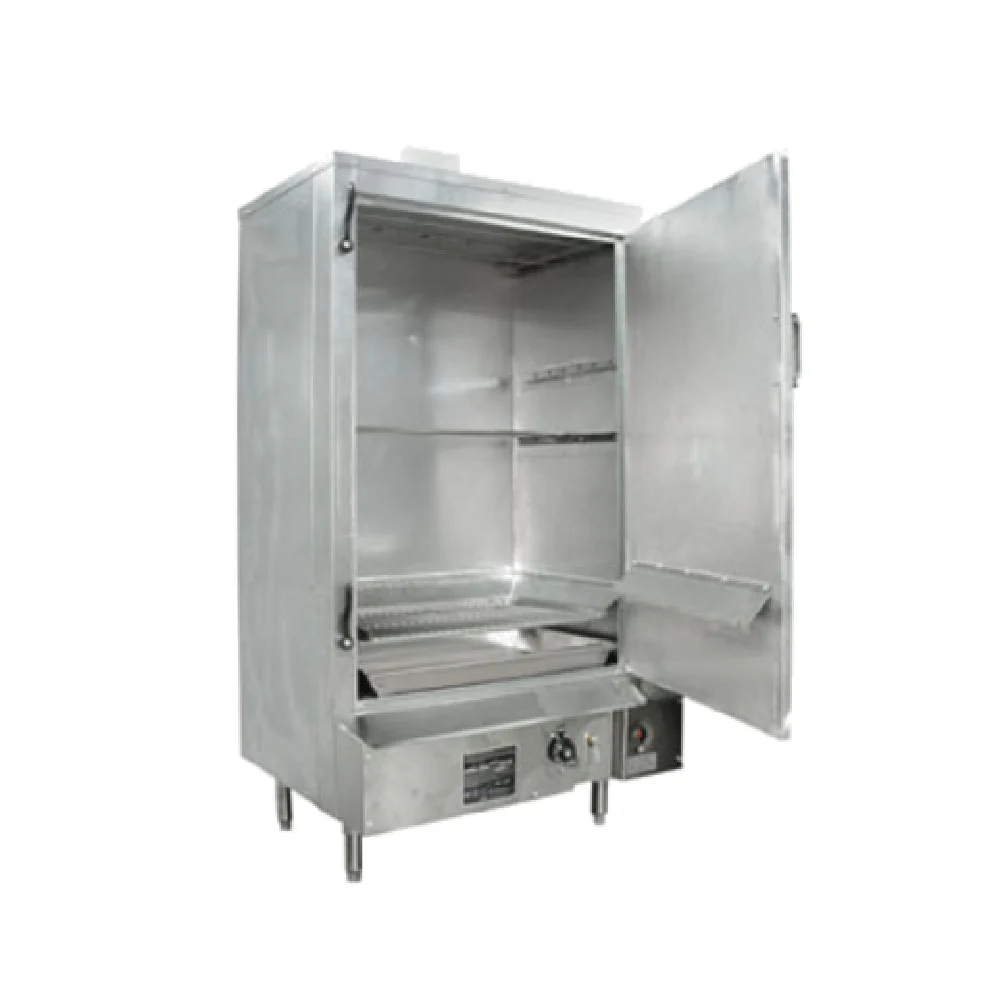 Town SM-24-L-SS-N 24 Inch Smoker Gas Aluminum Burners 45000 BTU