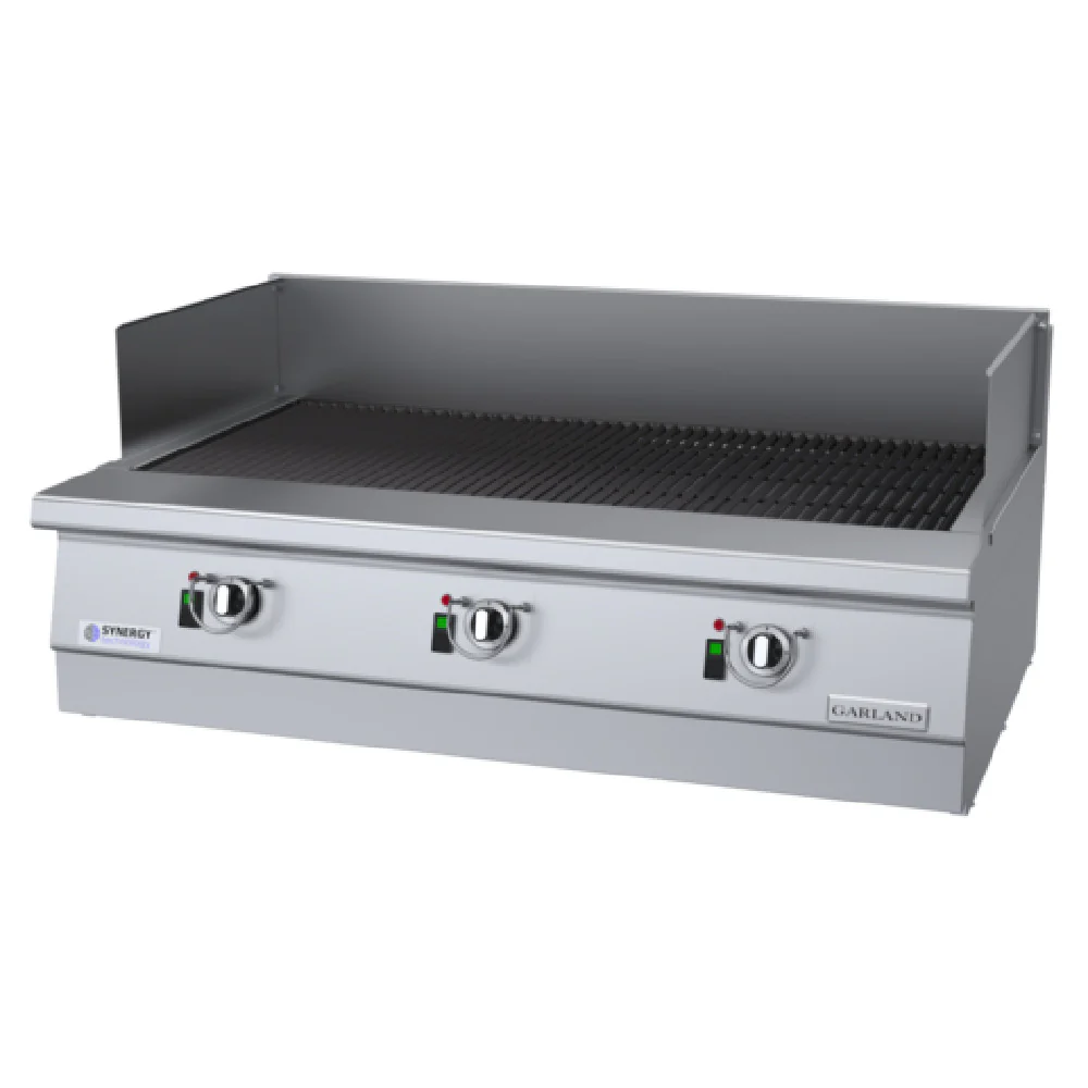 Garland GTXHP48 48 Inch Charbroiler Gas Stainless Steel with 3 Burners 81000 BTU