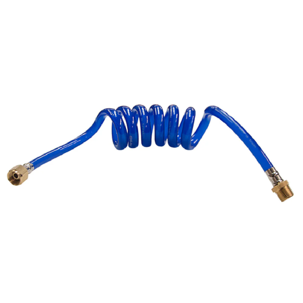 BK Resources WSL-2548 1/4 Inch Water Supply Line with Brass Fittings Blue