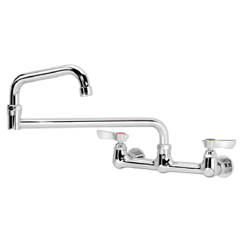 Krowne 12-818L Faucet 8 Inch Centers Splash Mount with Jointed Spout Low Lead Krowne 12-818L Faucet 8 Inch Centers Splash Mount with Jointed Spout Low Lead