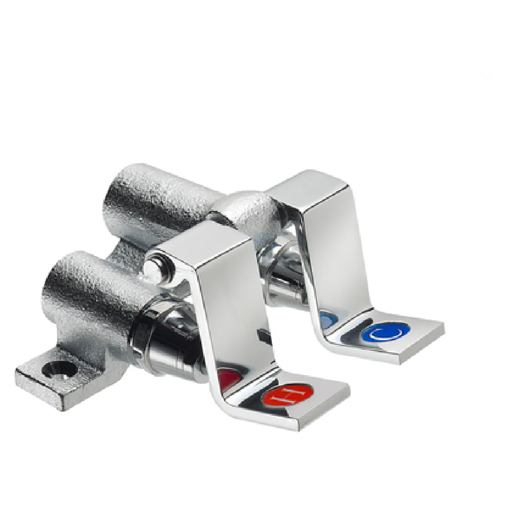 Optional 4-1/2 Inch Self Closing Center Double Pedal Foot Valve for Royal Series, Krowne 16-120L Optional 4-1/2 Inch Self Closing Center Double Pedal Foot Valve for Royal Series, Krowne 16-120L