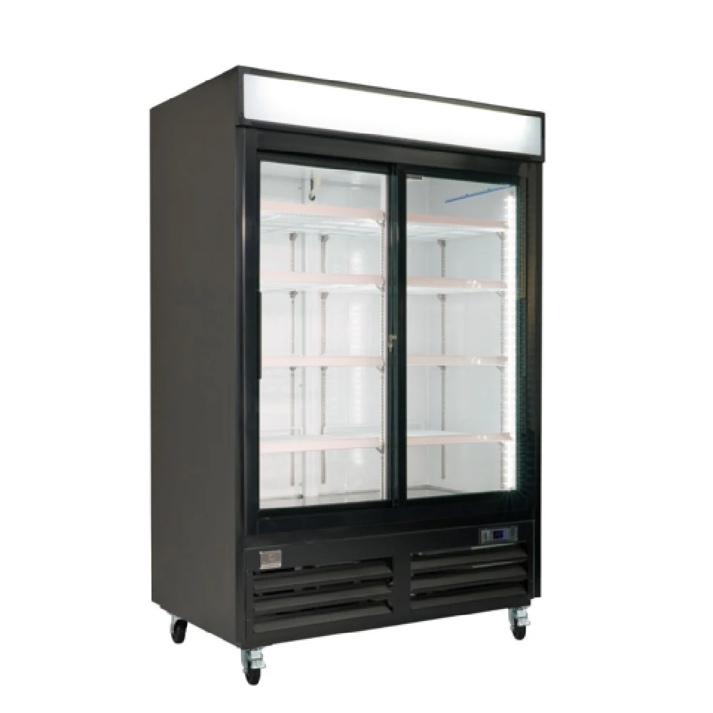 Kelvinator KCHSGM48R 54 Inch Black Commercial Refrigerator Gas Merchandiser Kelvinator KCHSGM48R 54 Inch Black Commercial Refrigerator Gas Merchandiser