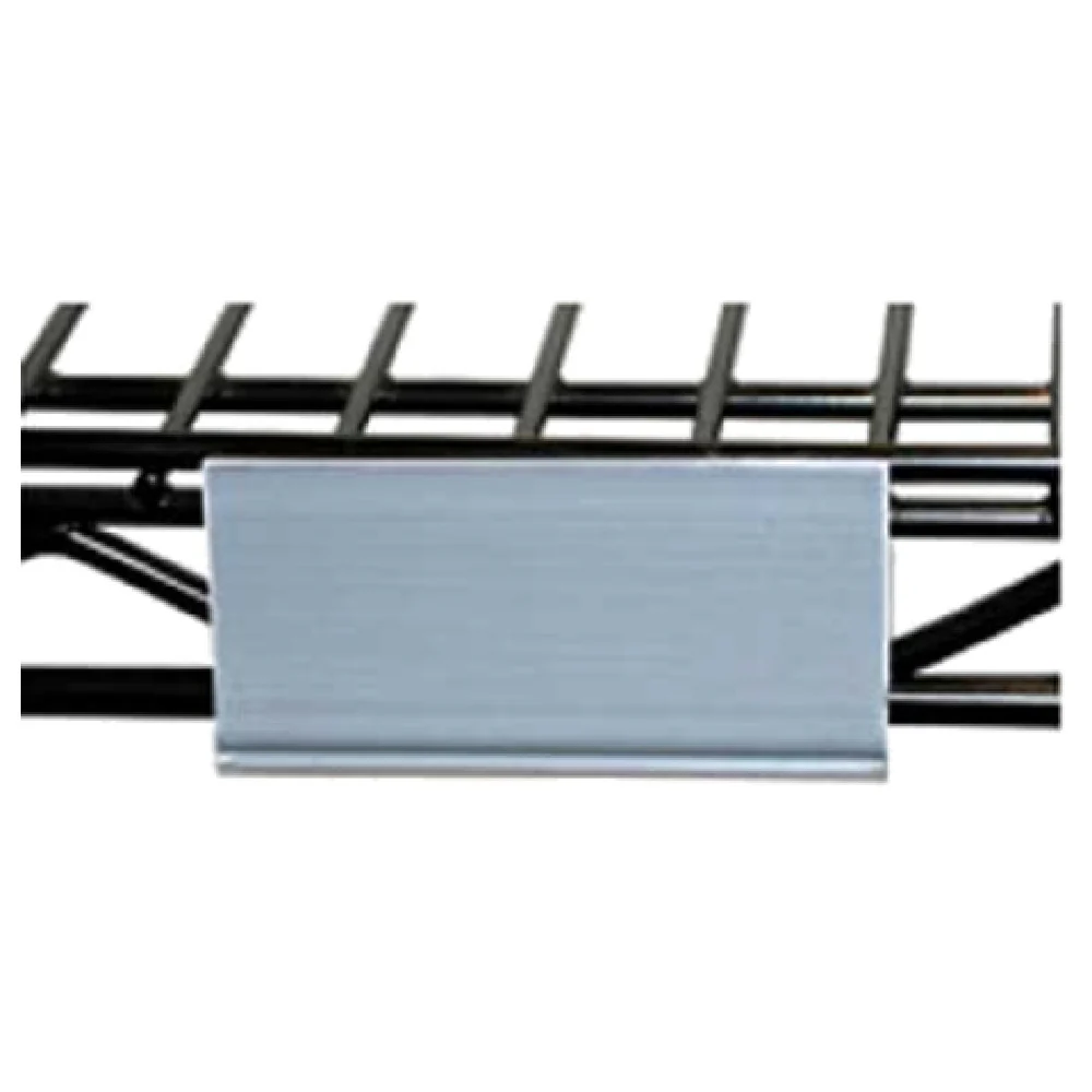 Eagle A223747 37 Inch Gray Plastic Label Holder for 42 Inch Shelves