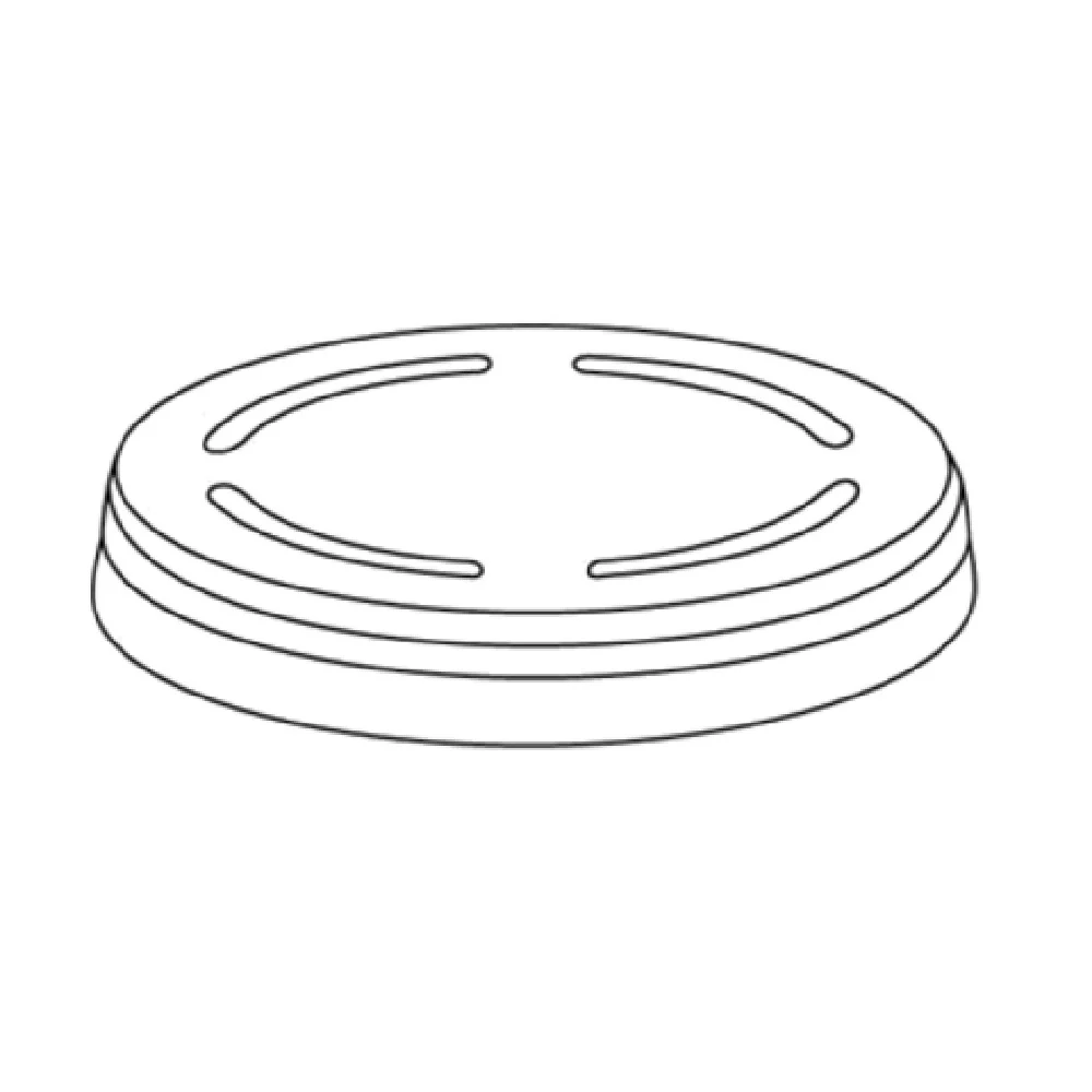 Dinex DX121-123 121 to 123mm Clear-View Disposable Lid Case of 1000 Dinex DX121-123 121 to 123mm Clear-View Disposable Lid Case of 1000