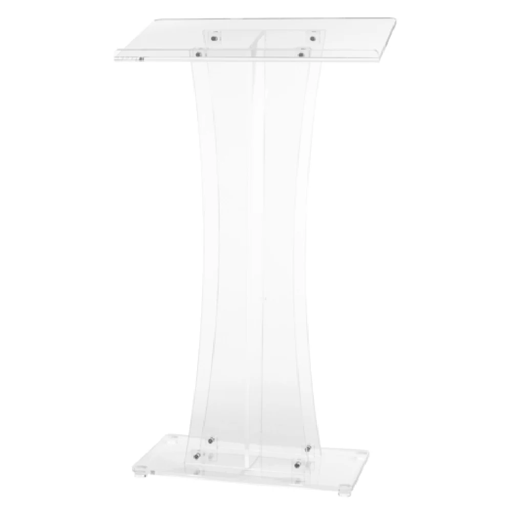 Alpine Industries ADI661-02 26 Inch Speakers Podium Lectern Floor Model Clear Acrylic Alpine Industries ADI661-02 26 Inch Speakers Podium Lectern Floor Model Clear Acrylic