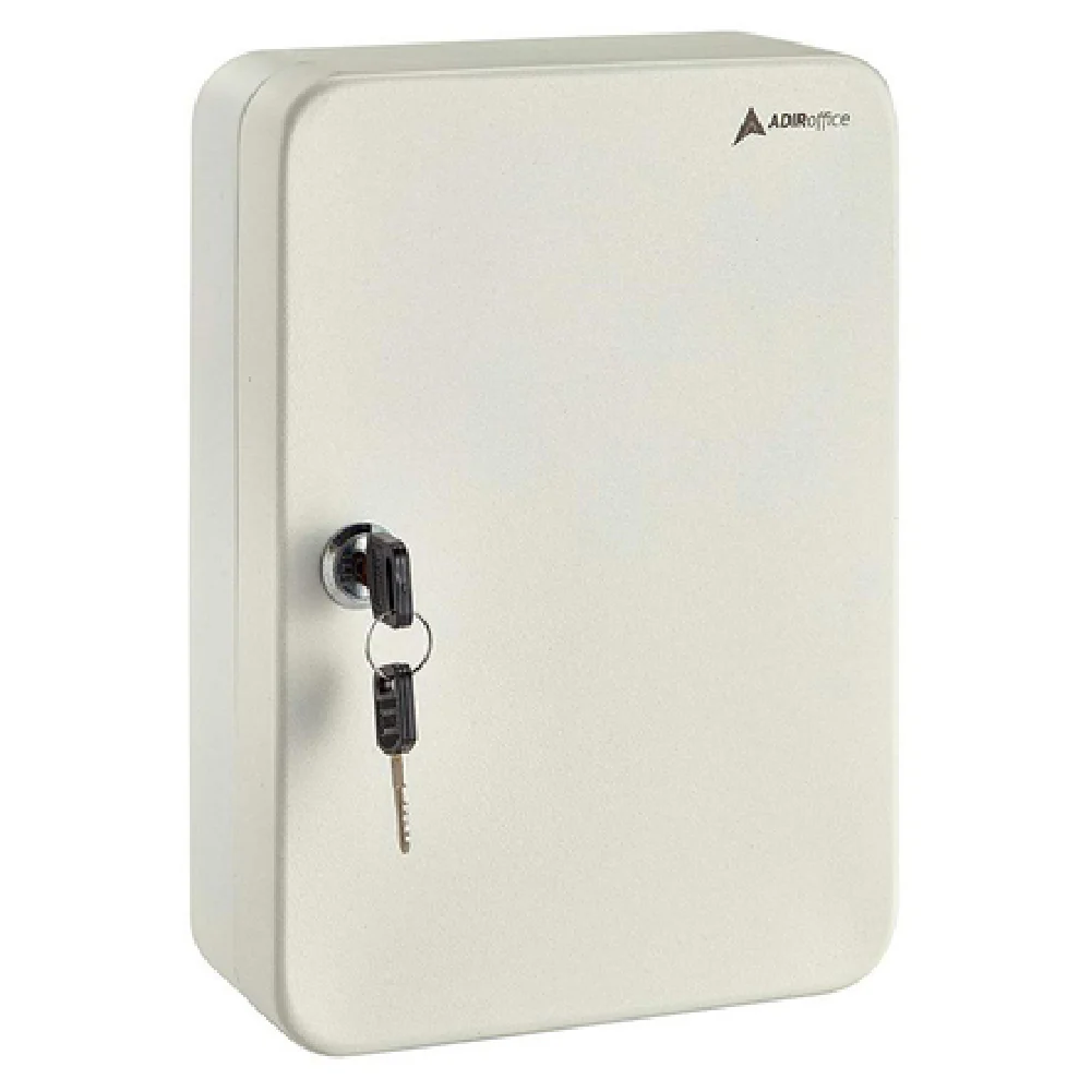 Alpine Industries ADI681-30-WHI 6.4 Inch White Steel Key Cabinet Secure Lock