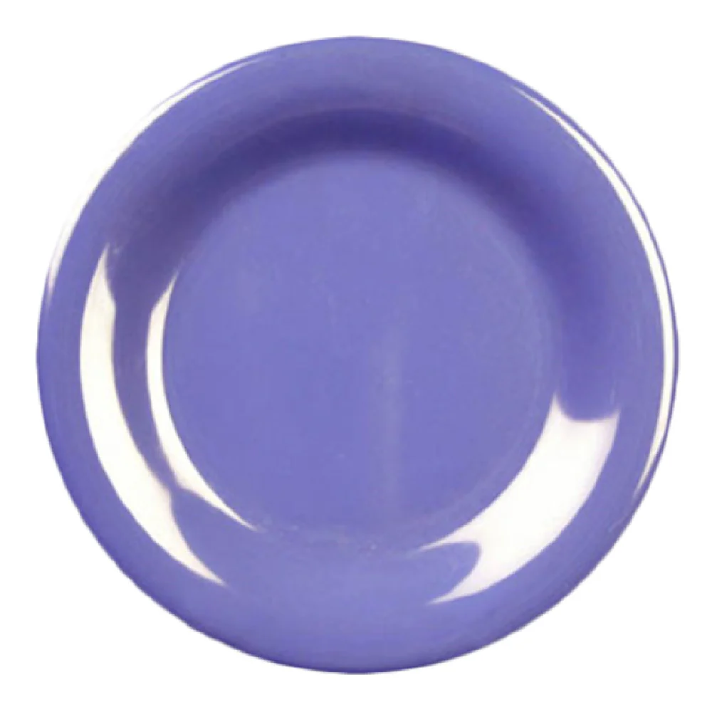 Thunder Group CR006BU 6-1/2 Inch Diameter Round Plate Break-Resistant Melamine Purple Thunder Group CR006BU 6-1/2 Inch Diameter Round Plate Break-Resistant Melamine Purple