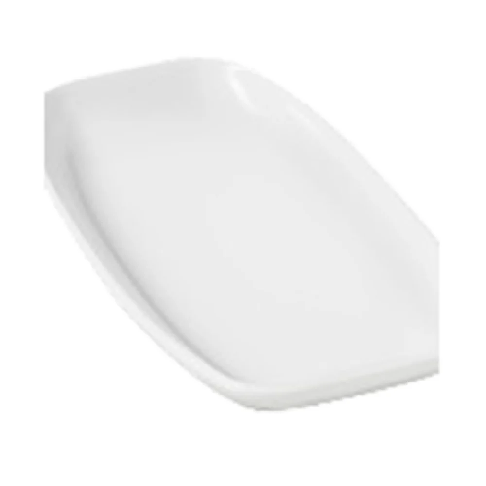 Revol 647933 9-1/2 Inch Porcelain Rectangular Plate Flat White - 6 Packs Revol 647933 9-1/2 Inch Porcelain Rectangular Plate Flat White - 6 Packs