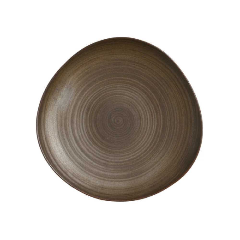 Steelite 6965E6155 9 Inch Diameter Round Plate Porcelain Patina Bronze Steelite 6965E6155 9 Inch Diameter Round Plate Porcelain Patina Bronze