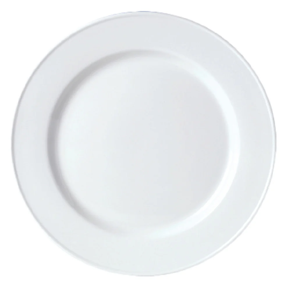 Steelite 11010212 8 Inch Slimline Plate Round Alumina Vitrified China