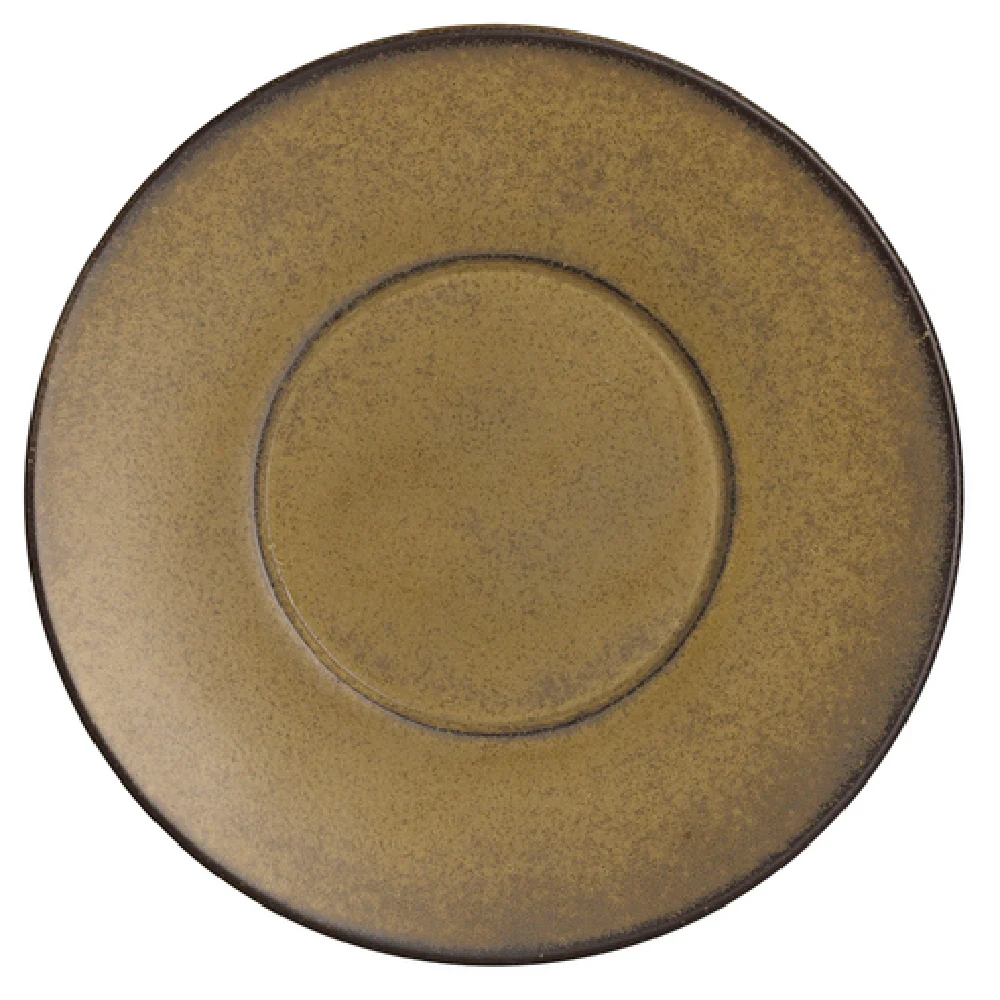 Steelite 6410MY001 6 Inch Round Plate Rimmed Porcelain Wabi Sabi Wheat