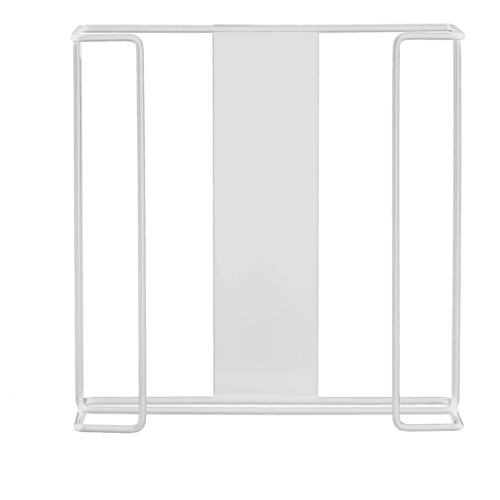 Alpine Industries ALP485-02-WHI 11 Inch Glove Dispenser with 2 Box Capacity Metal White