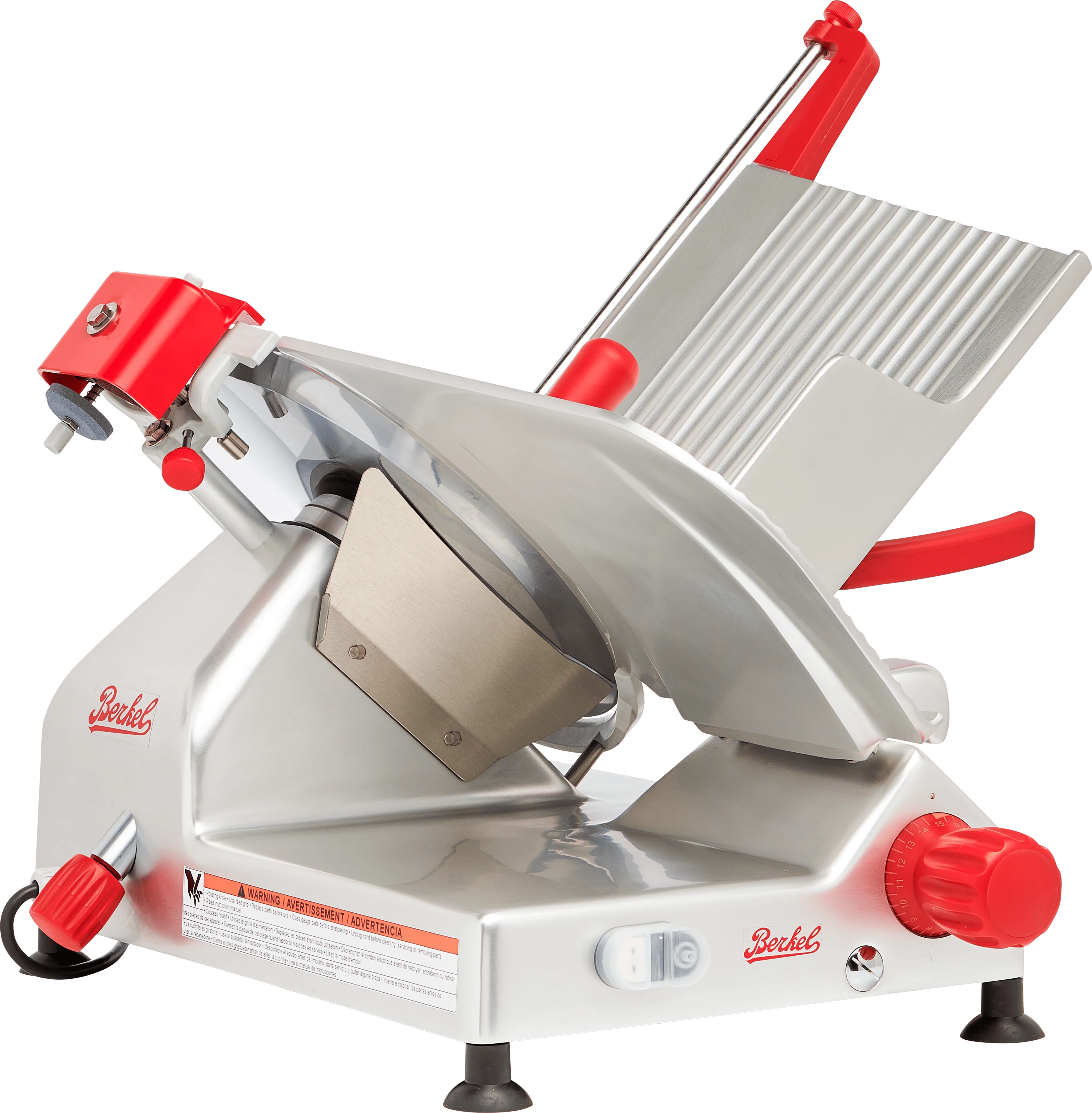 Berkel B14-SLC 21 Inch Manual Angled Gravity Feed Food Slicer Stainless Steel with Built-in Sharpener Berkel B14-SLC 21 Inch Manual Angled Gravity Feed Food Slicer Stainless Steel with Built-in Sharpener