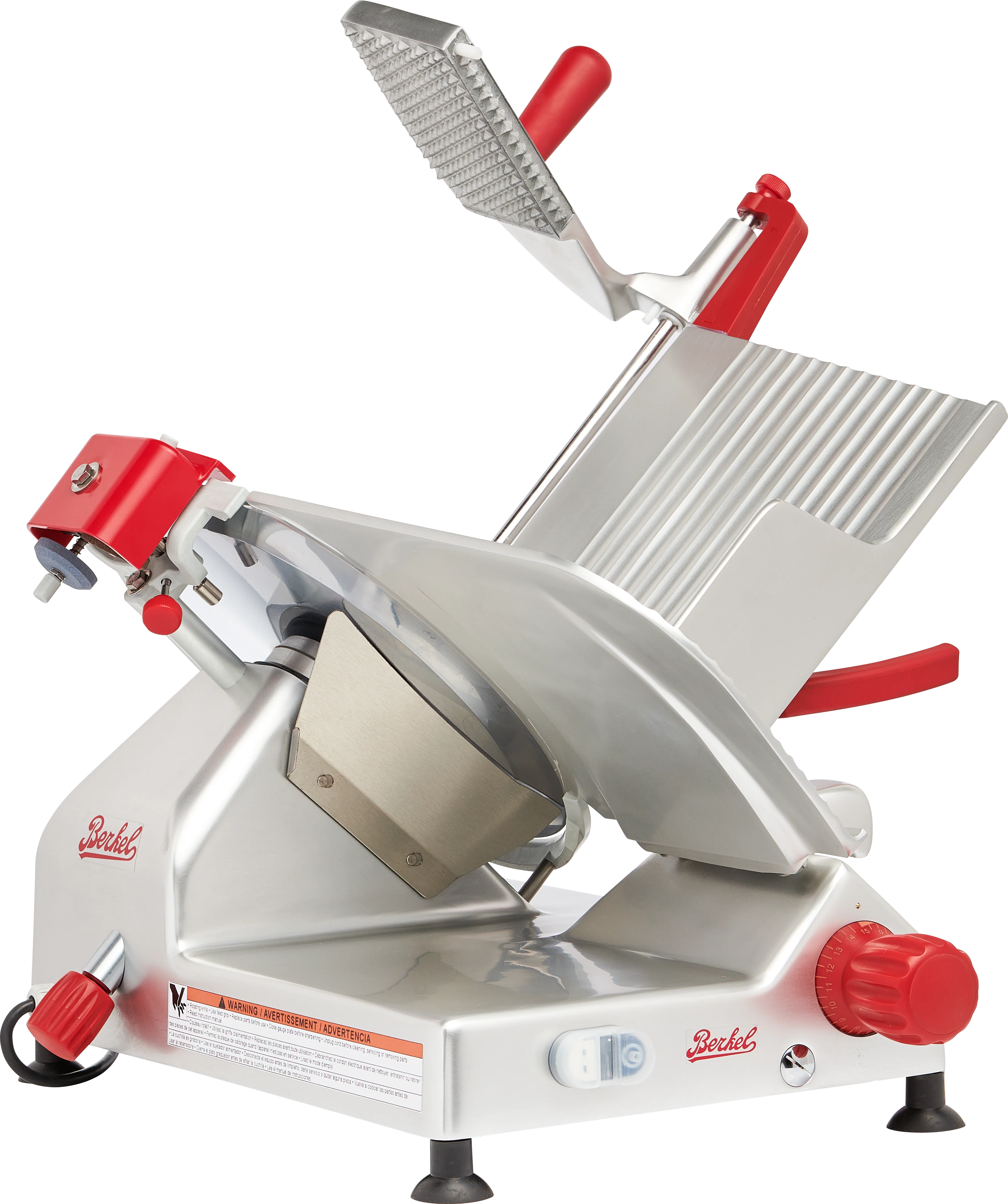 Berkel B14-SLC 21 Inch Manual Angled Gravity Feed Food Slicer Stainless Steel with Built-in Sharpener Berkel B14-SLC 21 Inch Manual Angled Gravity Feed Food Slicer Stainless Steel with Built-in Sharpener