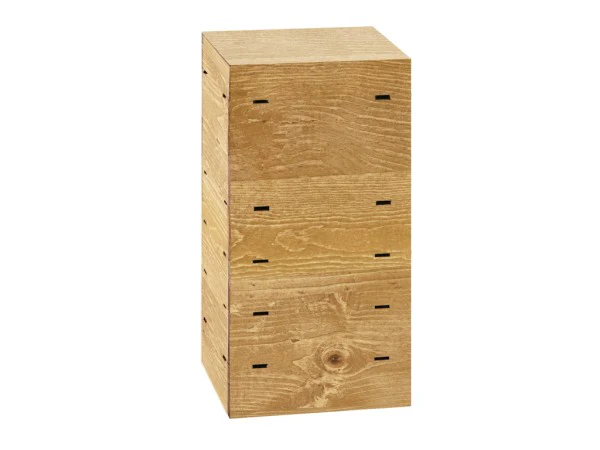 Cal Mil 3627-99 9 Inch Display Riser Wood Rustic Pine Square Crate Cal Mil 3627-99 9 Inch Display Riser Wood Rustic Pine Square Crate