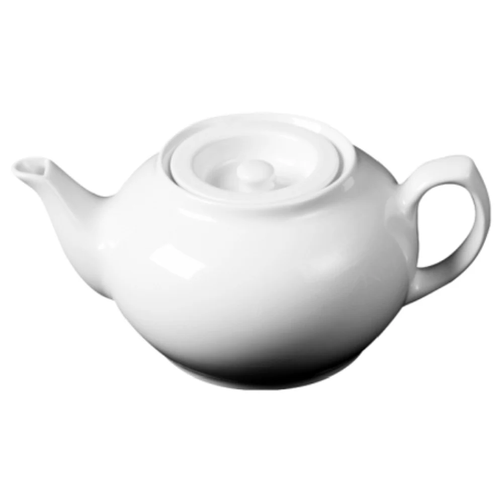 Cameo China 210-15PL 14 Oz Imperial Tea Pot Ceramic White Vitrified Glaze