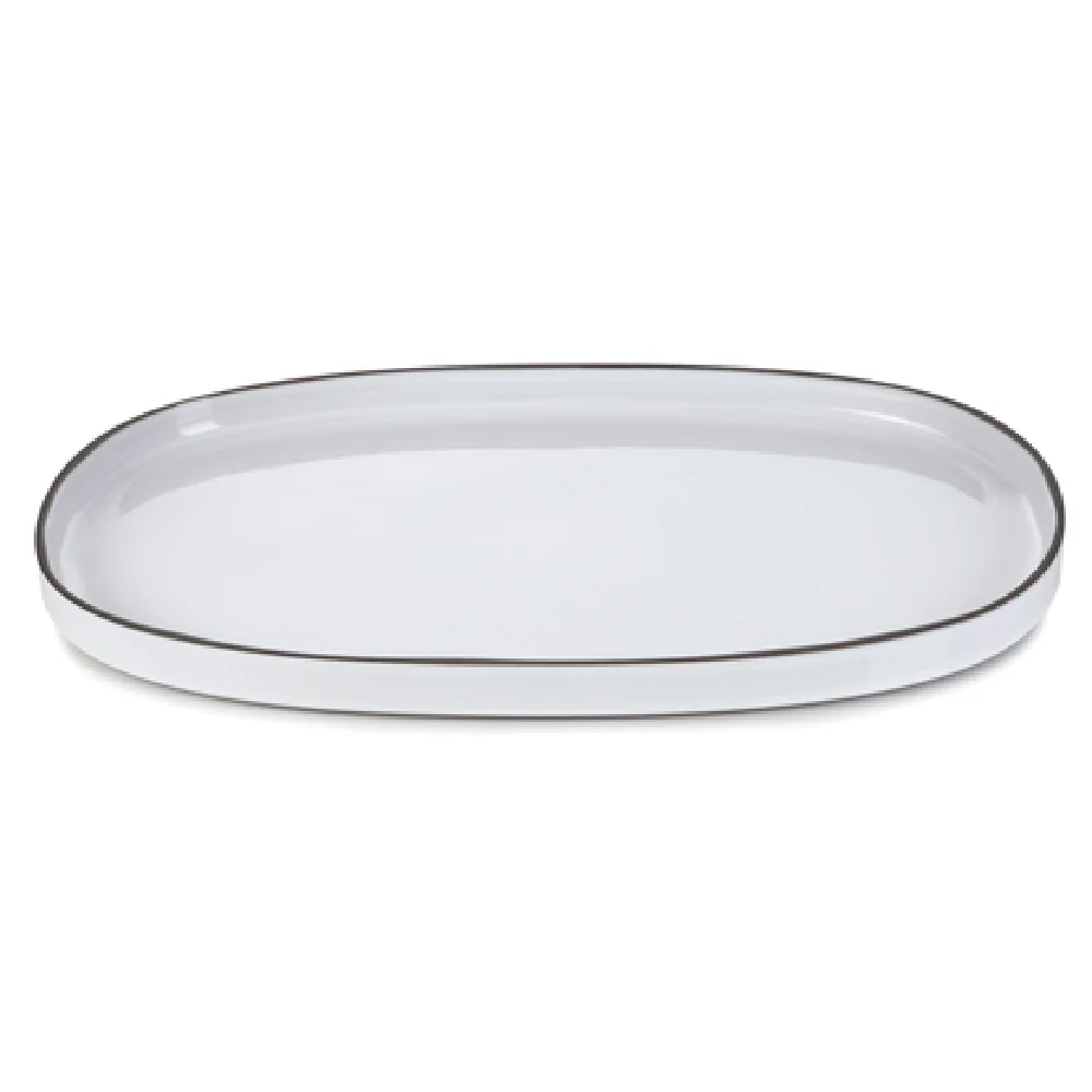 Revol 652864 18 Inch Oval Serving Dish Porcelain Oven Microwave Dishwasher Safe