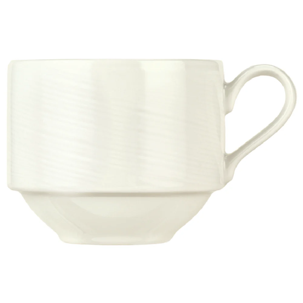 Libbey 987659436 8-1/2 Oz With Handle Stackable China Cup Porcelain