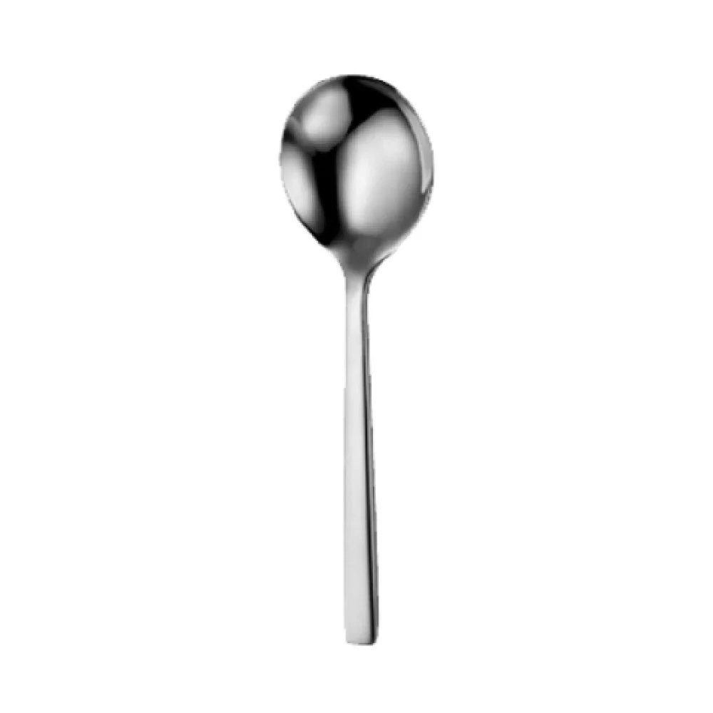 1880 Hospitality B449SBLF 6-1/4 Inch Bouillon Spoon 18/0 Stainless Steel Satin Finish