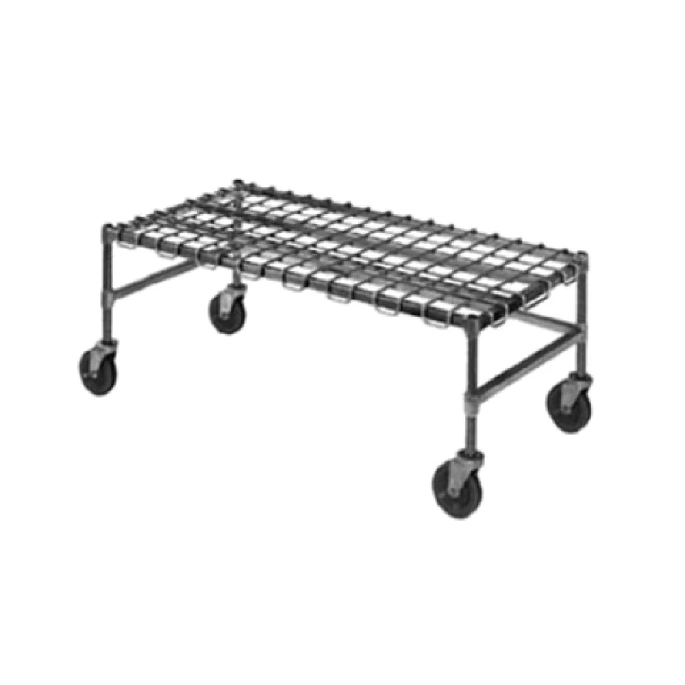 Eagle MDR1830-C 30 Inch Mobile Dunnage Rack Wire with Removable Assembly Chrome Eagle MDR1830-C 30 Inch Mobile Dunnage Rack Wire with Removable Assembly Chrome