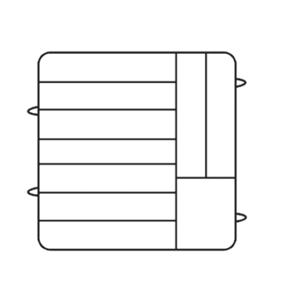 Vollrath PM0912-6-44 11-1/4 to 12-1/2 Inch Dishwasher Rack with Extenders Co-Polymer Plastic Vollrath PM0912-6-44 11-1/4 to 12-1/2 Inch Dishwasher Rack with Extenders Co-Polymer Plastic