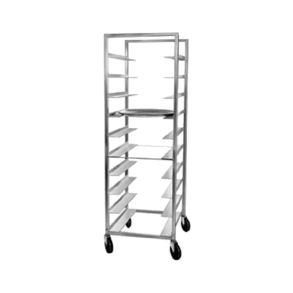 Channel OT-83 25 Inch Glass Oval Tray Rack Mobile Aluminum with Trays Channel OT-83 25 Inch Glass Oval Tray Rack Mobile Aluminum with Trays