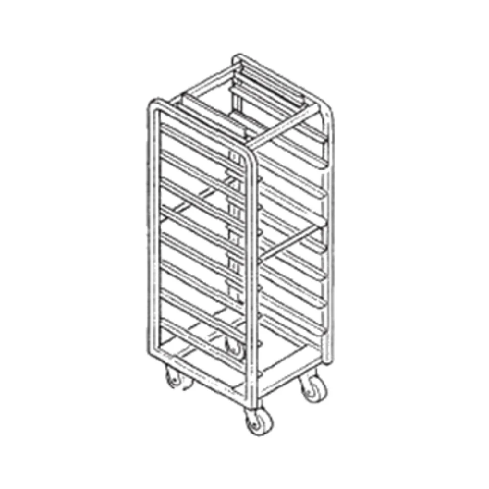 Baxter Manufacturing BSSRSB-10 28 Inch Stainless Steel Side Load Oven Rack 10 Slides Baxter Manufacturing BSSRSB-10 28 Inch Stainless Steel Side Load Oven Rack 10 Slides