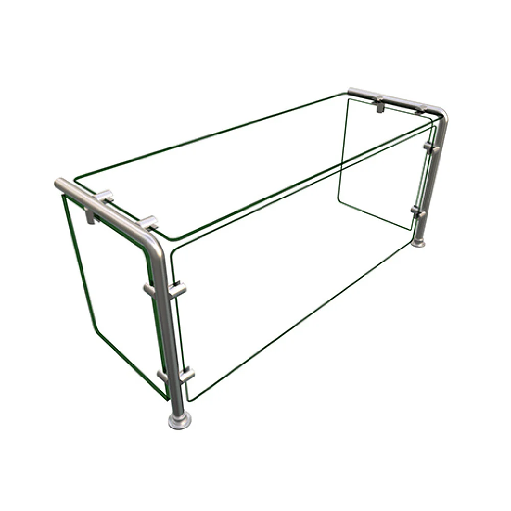 Hatco EP11-03612 36 Inch Flav-R-Shield Full Service Sneeze Guard with Glass Hatco EP11-03612 36 Inch Flav-R-Shield Full Service Sneeze Guard with Glass