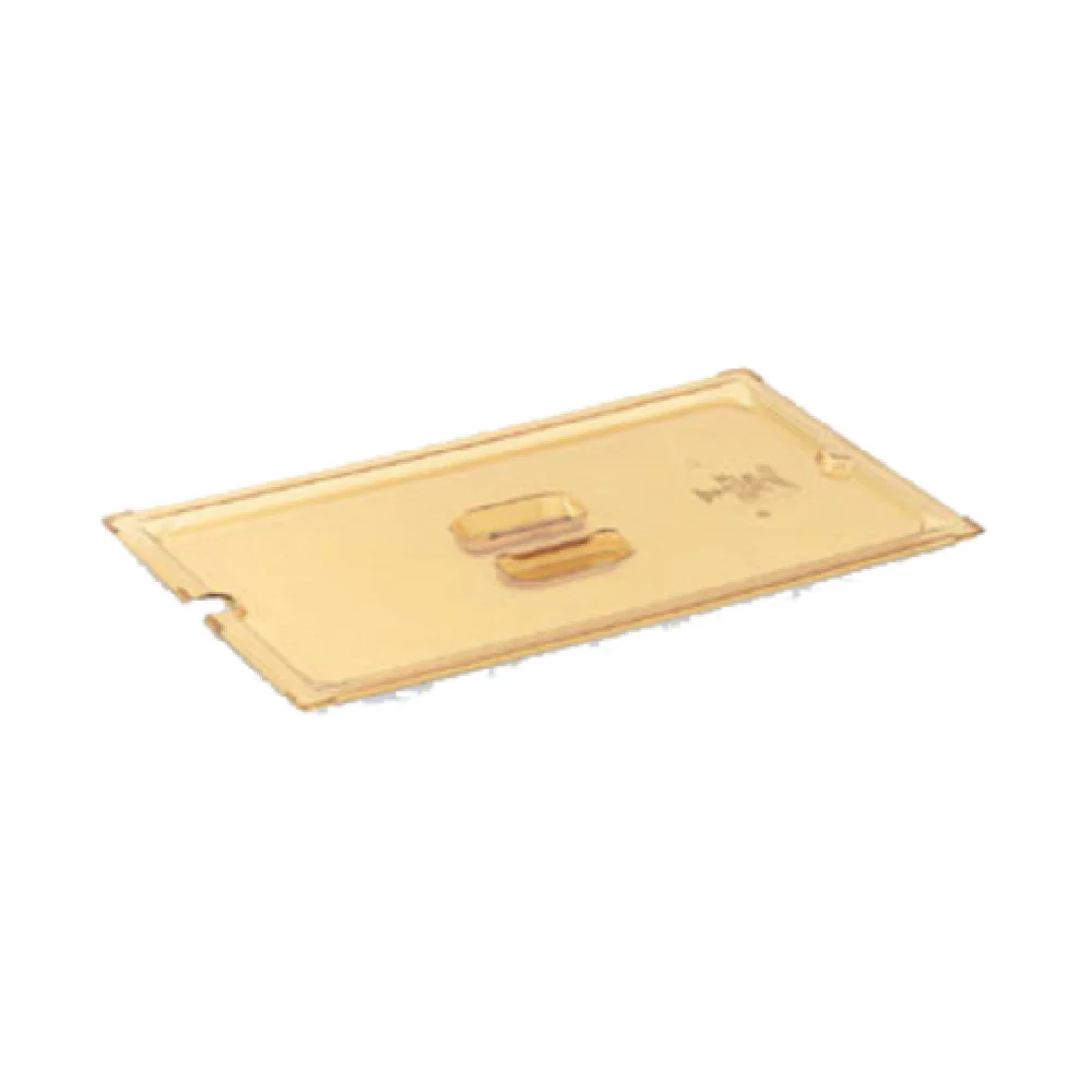 Vollrath 34300 1/3 GN Slotted Cover High-temp Plastic Amber Fits Super Pan 3 Vollrath 34300 1/3 GN Slotted Cover High-temp Plastic Amber Fits Super Pan 3