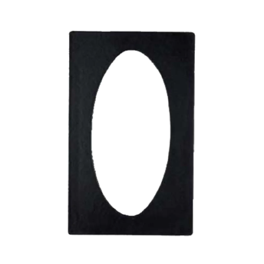GET Enterprises 82725B1 21-11/16 Inch With One Large Oval Cut-out Tile Stainless Steel