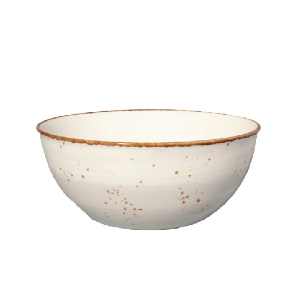 Vertex China LTP-77 48 Oz Round Bowl Hand Painted Pearl - London Terra Collection Vertex China LTP-77 48 Oz Round Bowl Hand Painted Pearl - London Terra Collection