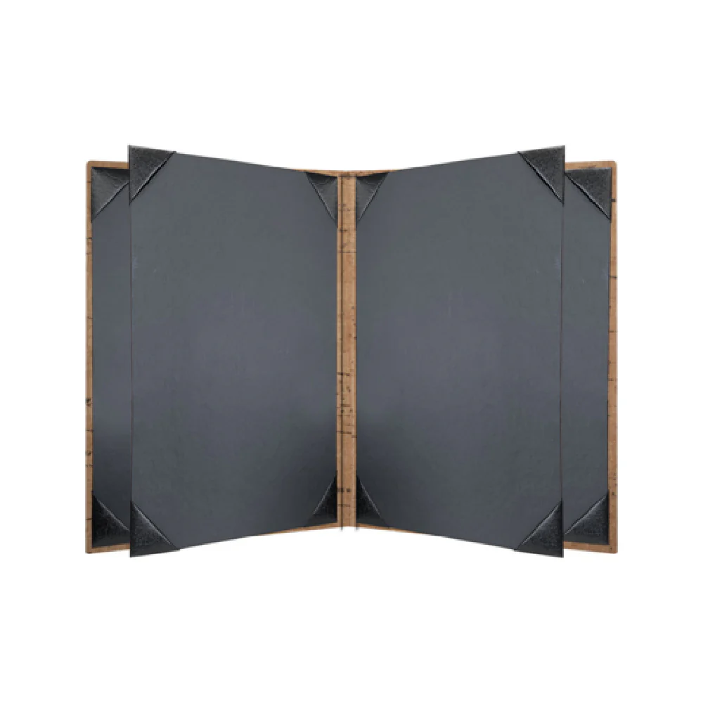 Risch VINO-6V 8.5X11 Menu Cover Faux-cork Six-View 8-1/2 Inch Width Risch VINO-6V 8.5X11 Menu Cover Faux-cork Six-View 8-1/2 Inch Width