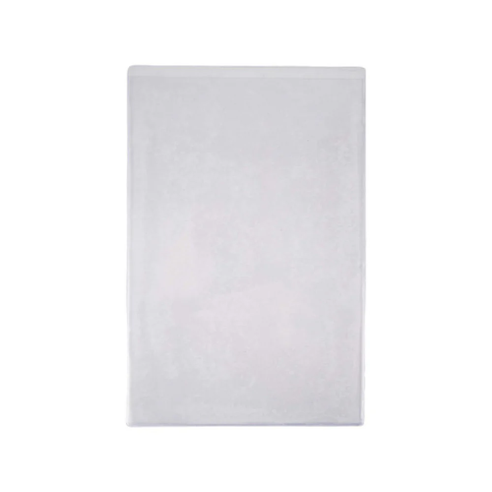 Risch 100 8.5X14 12GA Clear Vinyl Menu Cover 8-1/2 Inch Holds 2 Sheets of Paper Risch 100 8.5X14 12GA Clear Vinyl Menu Cover 8-1/2 Inch Holds 2 Sheets of Paper