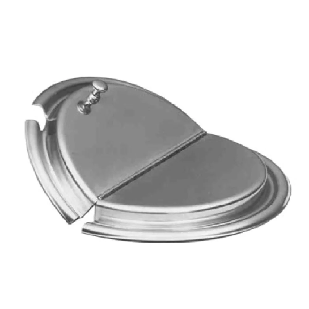 APW Wyott 56847 4 Quarts Cover for Inset Slotted Hinged Stainless Steel with Clips APW Wyott 56847 4 Quarts Cover for Inset Slotted Hinged Stainless Steel with Clips
