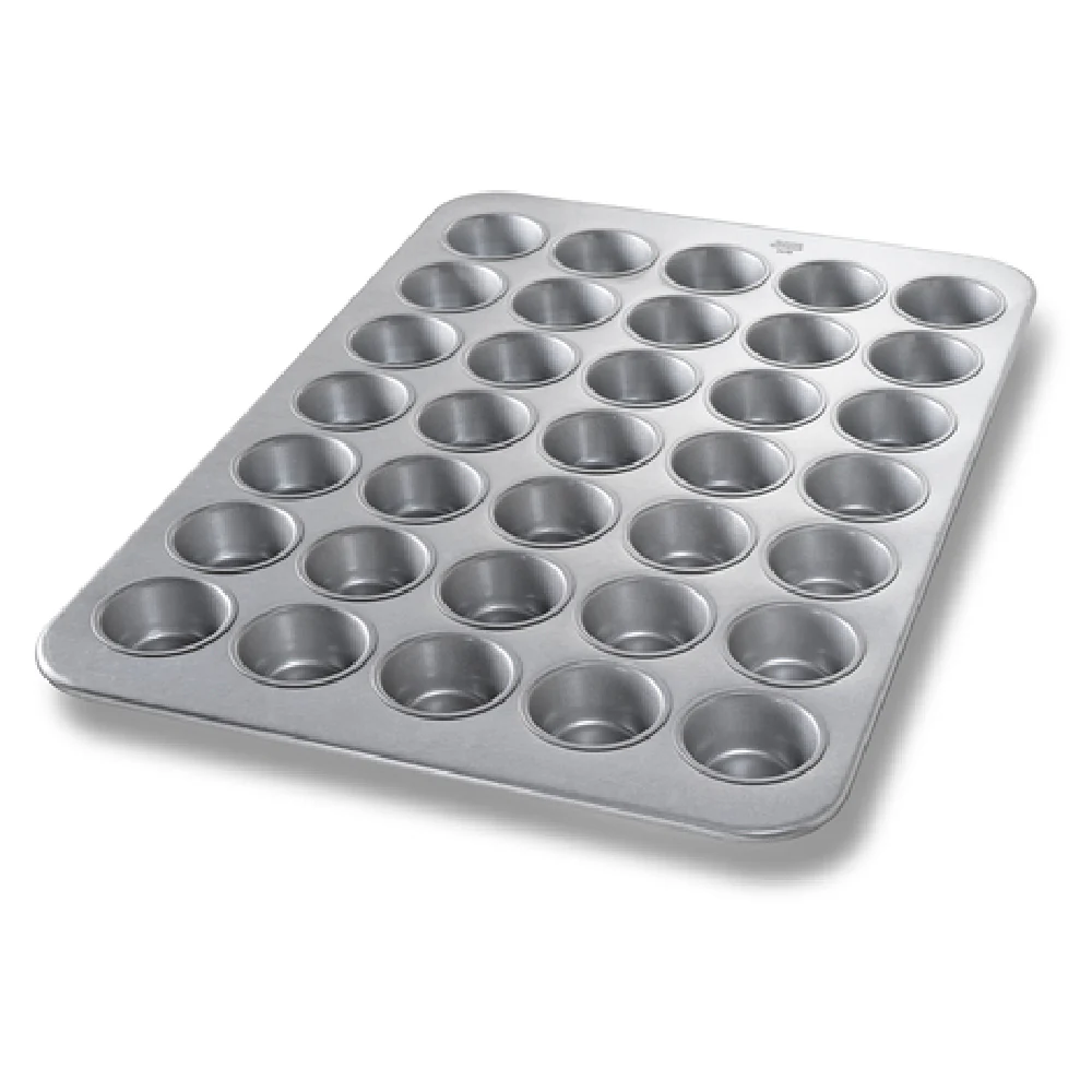 Chicago Metallic 45575 17-7/8 Inch Cupcake Pan 35 Cups Alumized Steel with Non-Stick