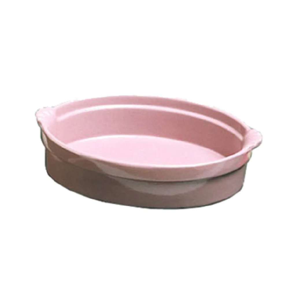Bon Chef 2083PWHT 3 Qt Casserole Dish with Shell Handles Aluminum Sandstone