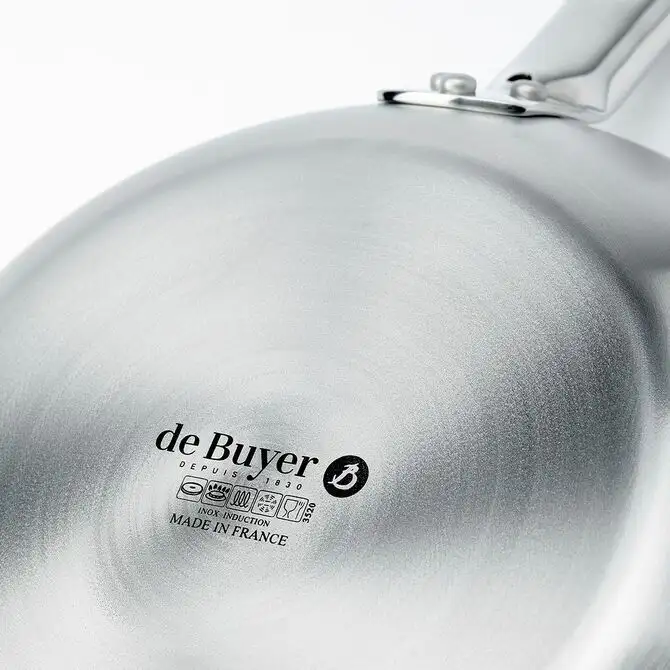 JB Prince S485 20 13 Inch De Buyer Alchimy Saute Pan 7.8 Inch Diameter Brushed Finish Stainless Steel JB Prince S485 20 13 Inch De Buyer Alchimy Saute Pan 7.8 Inch Diameter Brushed Finish Stainless Steel