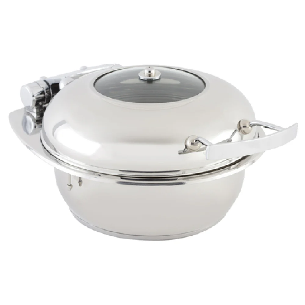 Bon Chef 20303 14 Inch Induction Mini Chafer with Glass Round Bon Chef 20303 14 Inch Induction Mini Chafer with Glass Round